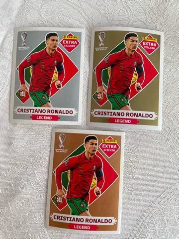 Figurinhas Legend Cristiano Ronaldo Ouro Prata E Bronze Em Ribeir O