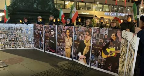 Sweden GothenburgNovember 16 2022 Iranian Resistance Supporters