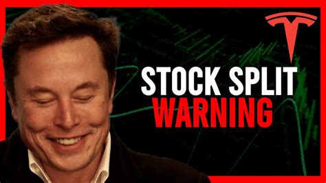 This Will Happen With The Price After The Tesla Stock Split Youtube