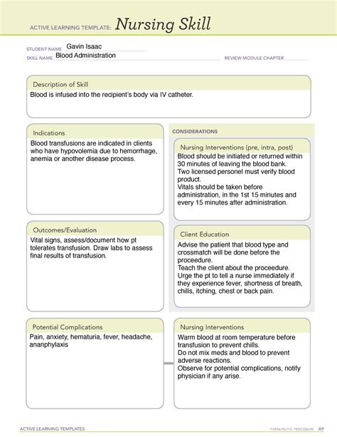 Ati Basic Concept Template Infection Control