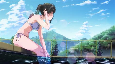 Wallpaper Anime Girls Bikini Hyouka Chitanda Eru Leisure