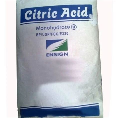 Ensign Citric Acid Powder Grade Standard Industrial Grade Food Grade