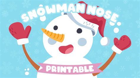 Snowman Nose - 10 Free PDF Printables | Printablee