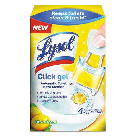 Click Gel Automatic Toilet Bowl Cleaner, Citrus, 0.17 Oz, 4/bx, 5 Bx/ct ...