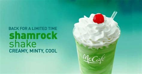 Mcdonalds Releases The Shamrock Shakes Return Date Feature Weekly