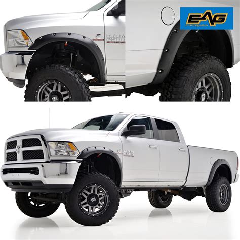 Dodge Ram White Fender Flares