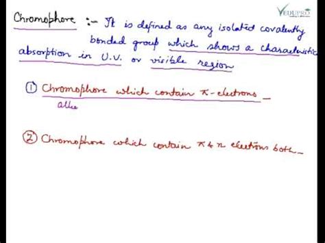 Chromophore, Chromophore Definition, Explanation of Chromophores - YouTube