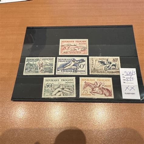 Timbre Jeux Olympiques D Helsinki 1952 Hippisme YT N 0965 1953