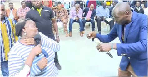 Prophet Kakande Netizens Amused As Woman Attempts To Fight Preacher In