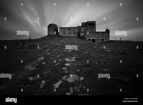 Old dark castle ruins Stock Photo - Alamy