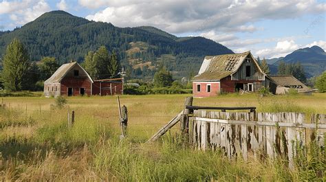 Abandoned Farm In Rural British Columbia Background, Abandoned, Building, Farm Background Image ...