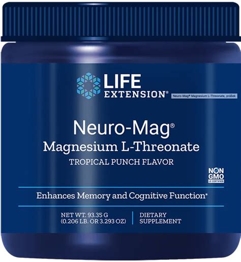 Life Extension Neuro Mag Magnesium L Threonate Powder Pr Ek G Od