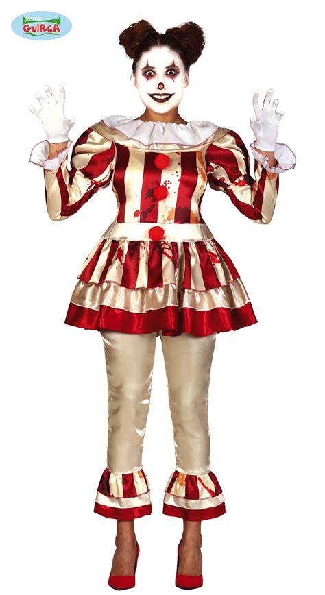 Mörder Horror Clown Kostüm für Damen FaschingShop24