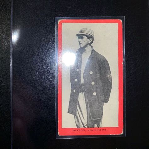 Shoeless Joe Jackson baseball card from 1910 sells for $492,000 - ESPN