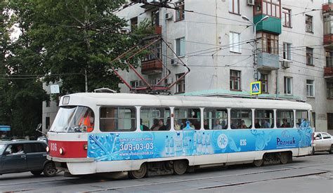 Samara Tatra T3SU Nr 836 Foto Elektrischer Nahverkehr