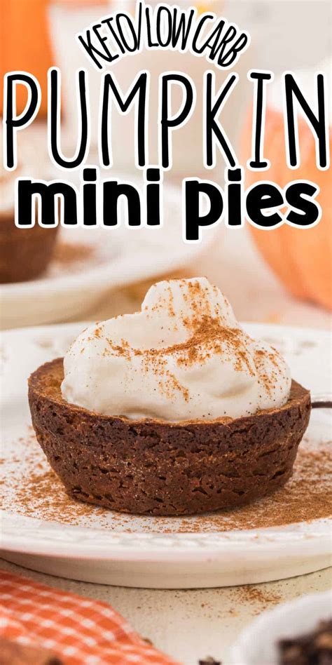 Mini Crustless Pumpkin Pies Recipe Sugar Free Keto And Low Carb