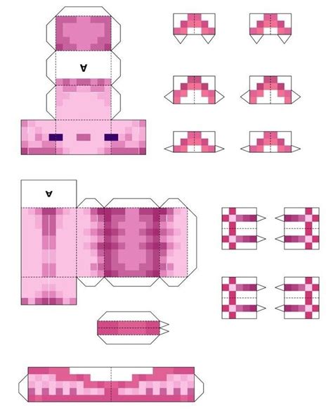 Quieres Armar Armable De Axolote De Minecraft