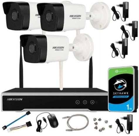 Zestaw Do Monitoringu Zestaw Do Monitoringu Ip Hikvision X Kamera Hwi