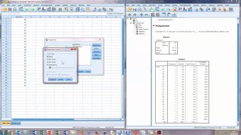 How To Calculate The Mean Median And Mode In Spss Youtube