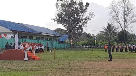 Bupati Tanah Laut Sukamta Jadi Inspektur Upacara Hut Ri Di Desa Bumi Jaya