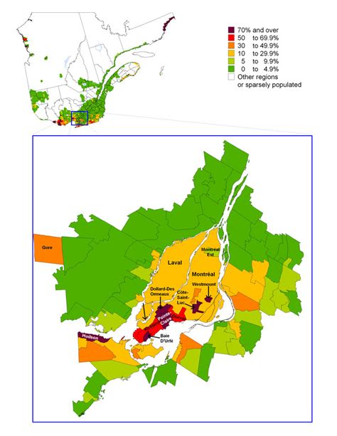 Quebec Population Map