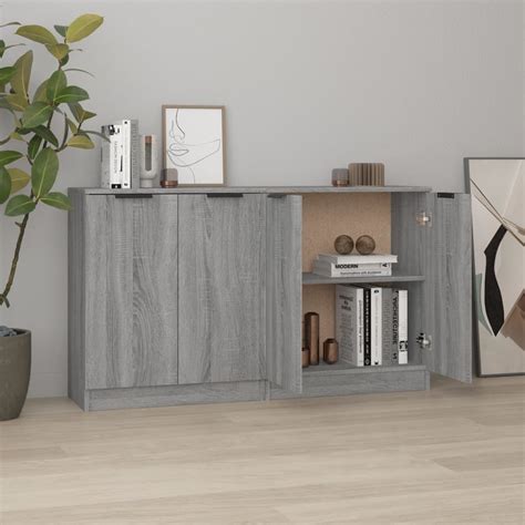 Sideboards Stk Grau Sonoma X X Cm Holzwerkstoff Weddig