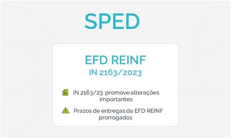 Efd Reinf In Rfb Prorroga Prazos De Entrega Das