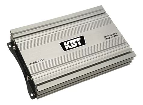 Amplificador Auto Marca Kombat S1500 1d 1500w Monoblock Cuotas Sin