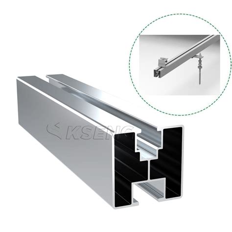 Solarpanel Montageschiene aus Aluminium für PV Dachmontage Racking