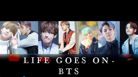 Life Goes On Bts Lyrics Youtube