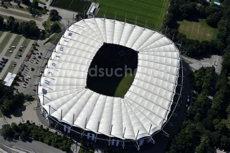 Hamburg Von Oben Stadion Volksparkstadion Des Hamburger HSV In Hamburg