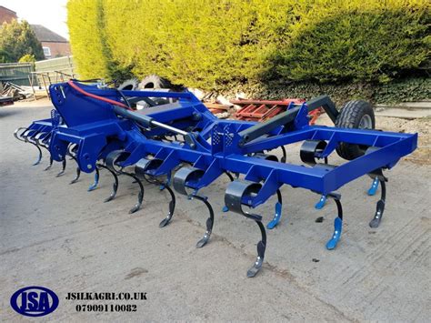 J Silk Agricultural Co Ltd Heavy Duty Pigtail Cultivator 4m Wide