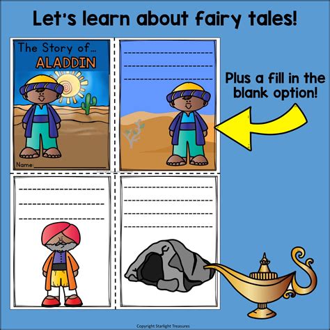 Aladdin Mini Book for Early Readers - Fairy Tales | Made By Teachers