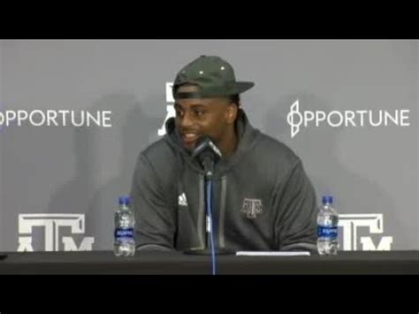 Watch Now Texas A M De Demarvin Leal Discusses Aggies Win Over Lsu