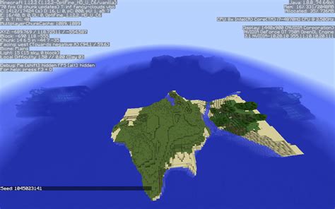 Found a survival island seed with two ocean monuments! : r/Minecraft