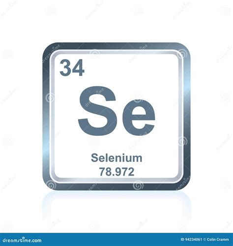 从周期表的化学元素硒 库存例证 插画 包括有 实际 重量 化学 原子 图象 反映 编排者 蓝色 94234061