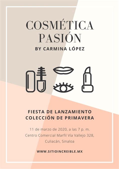 Plantillas Para Carteles De Belleza Gratis Canva