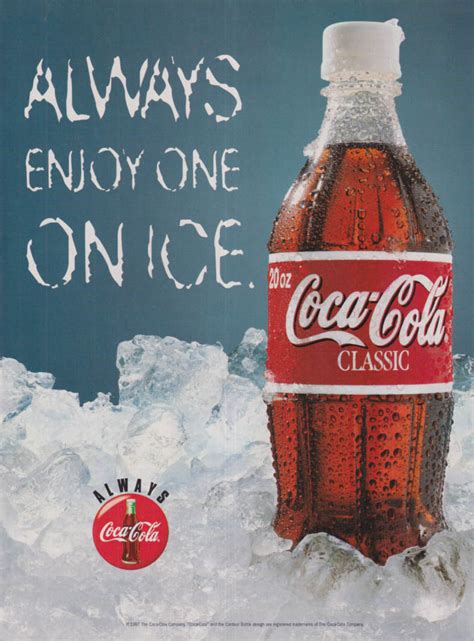 Always the One On Ice: Coca-Cola Classic ad 1998 F