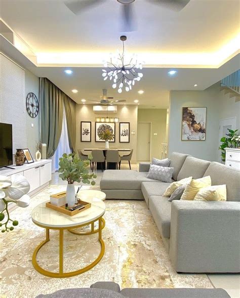 dekorasi rumah tema putih kelabu  bajet ikut keselesaan