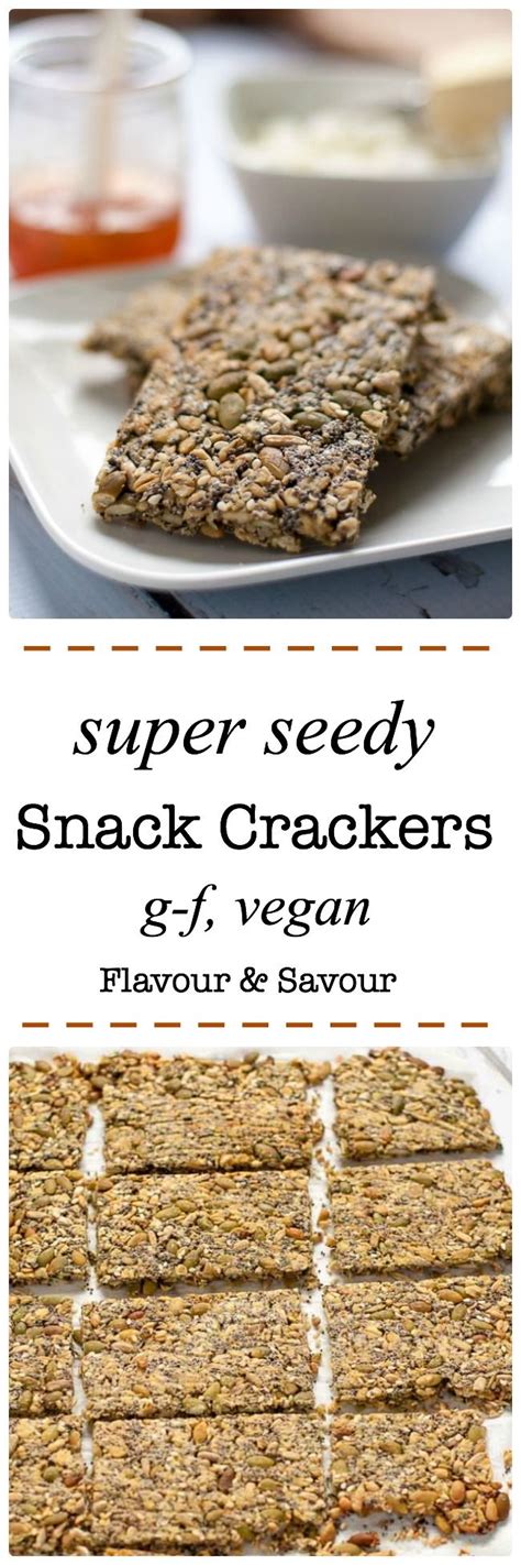 Gluten Free Seedy Oat Crackers Recipe Snacks Healthy Snacks