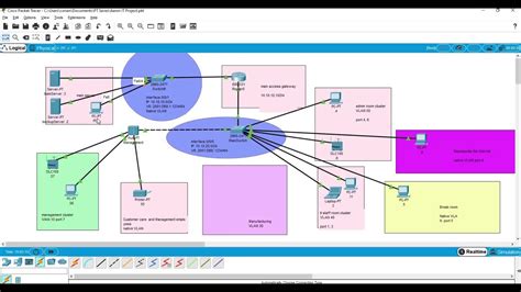 Setting Up A Small Office Cisco Packet Tracer Youtube