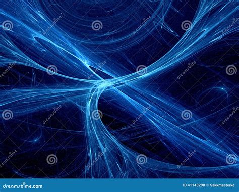 Blue Abstract Synapse System Stock Illustration Illustration Of