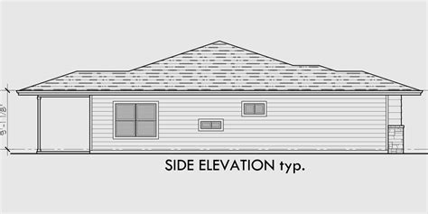 Modern Prairie Style House Plan Ranch Duplex Bruinier And Associates