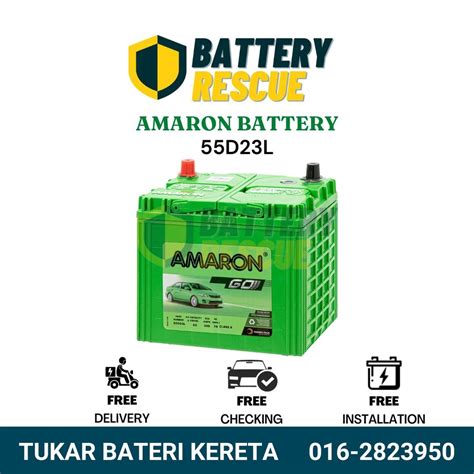 Installation Provided D L D Amaron Go Car Battery Bateri