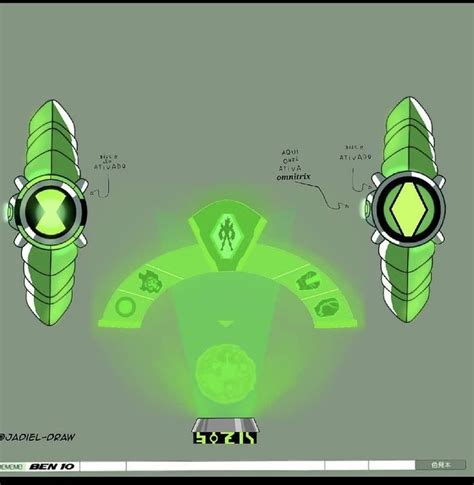 Omnitrix Ben Ben Ben Ben Para Colorir