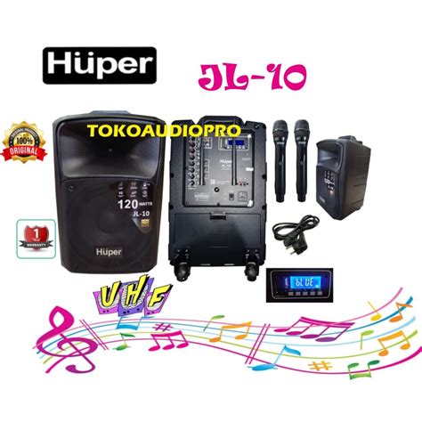 Jual Huper Jl10 Speaker Portable Aktif Bluetooth Shopee Indonesia