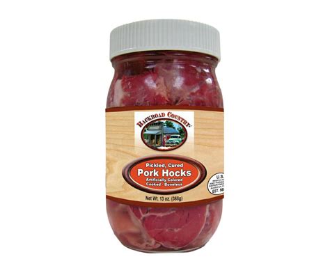 Pickled, Cured, Pork Hocks (12oz) - Troyer Market