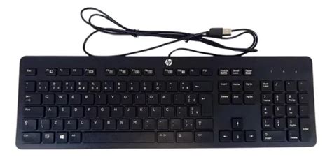 Teclado Hp Slim Abnt2 Teclas Baixas Usb Escritorio Casa