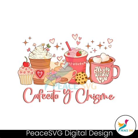 Awesome Cafecito Y Chisme Coffee PNG Clipart » PeaceSVG