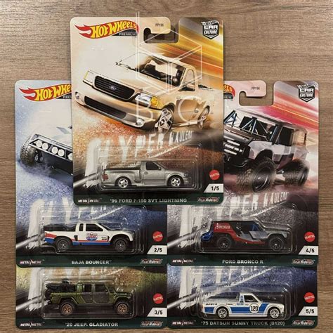 Hot Wheels Premium Car Culture Hyper Haulers Complete Set Ford F